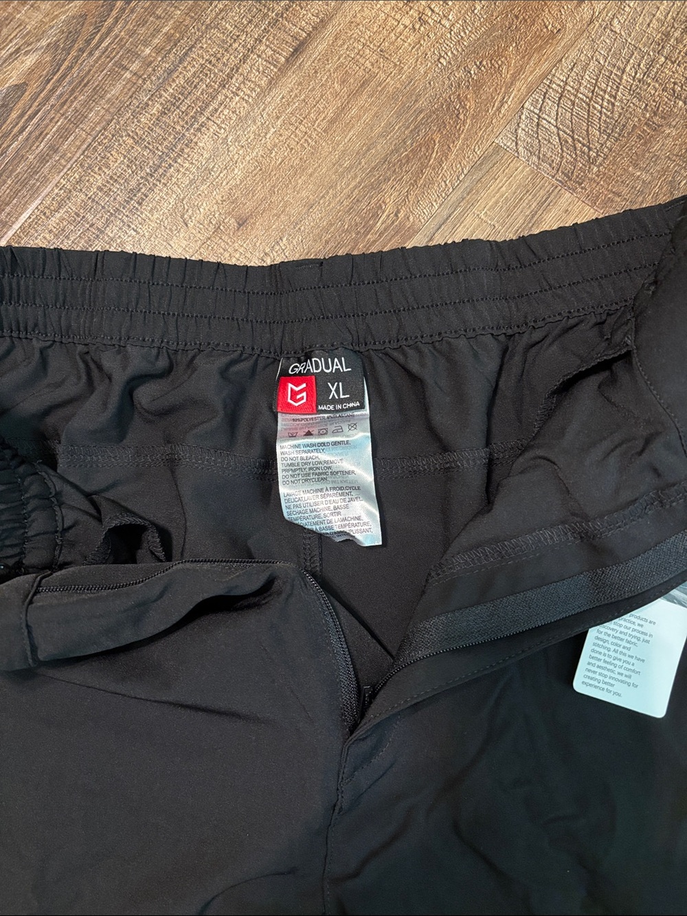Gradual Men's Black Performance Golf  Shorts. NWT